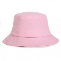 Big Size (62-66cm) Pink Terry Towelling Hat (cotton & polyester w/adjustable band)